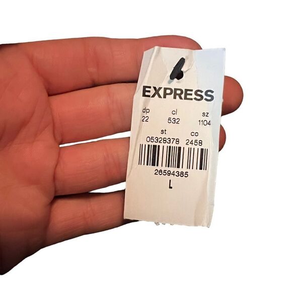 NWT! Express navy sweater. Size large - Picture 3 of 11